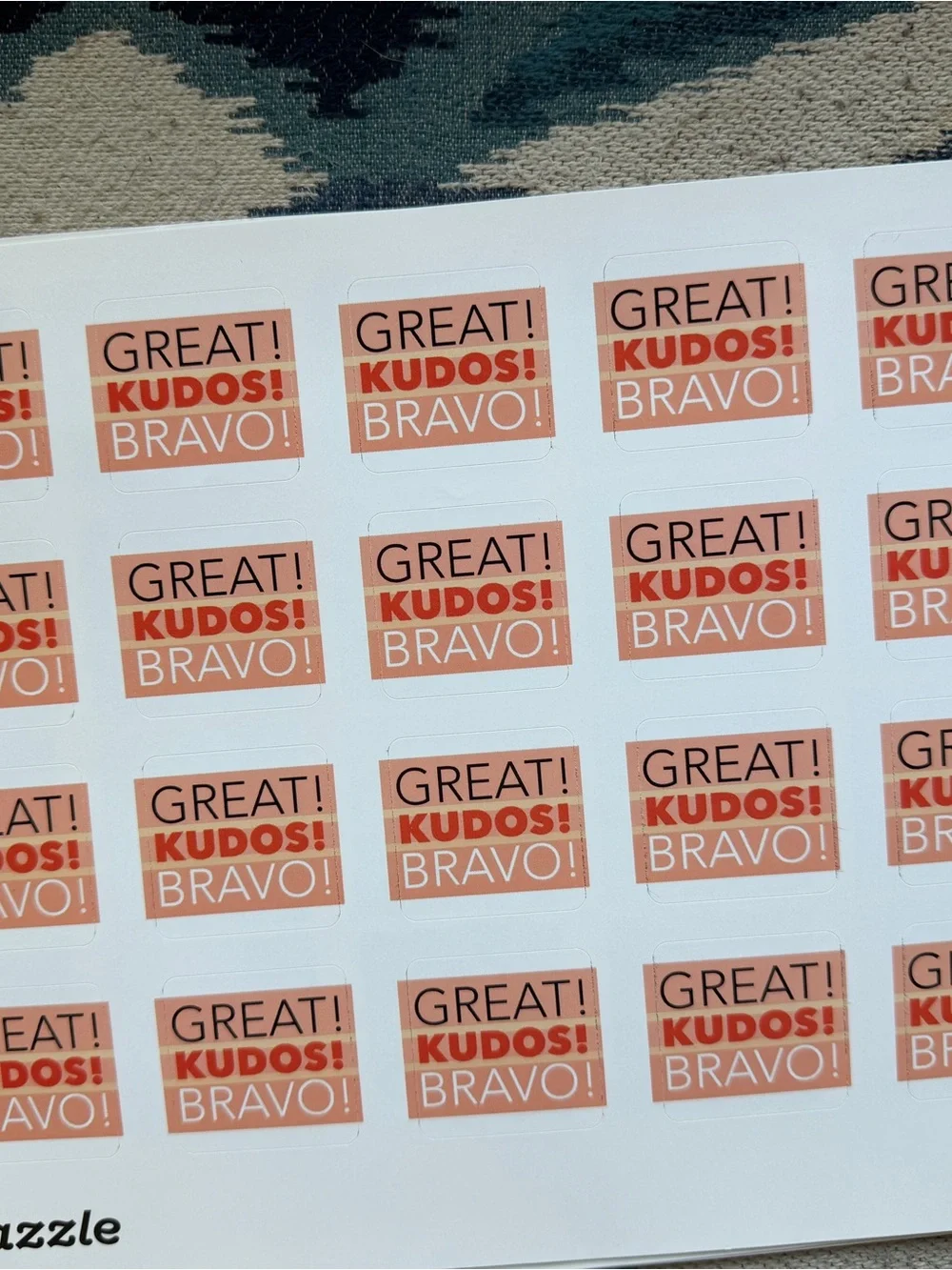 Custom Reward Stickers - Yellow, Blue, and Red Sheets